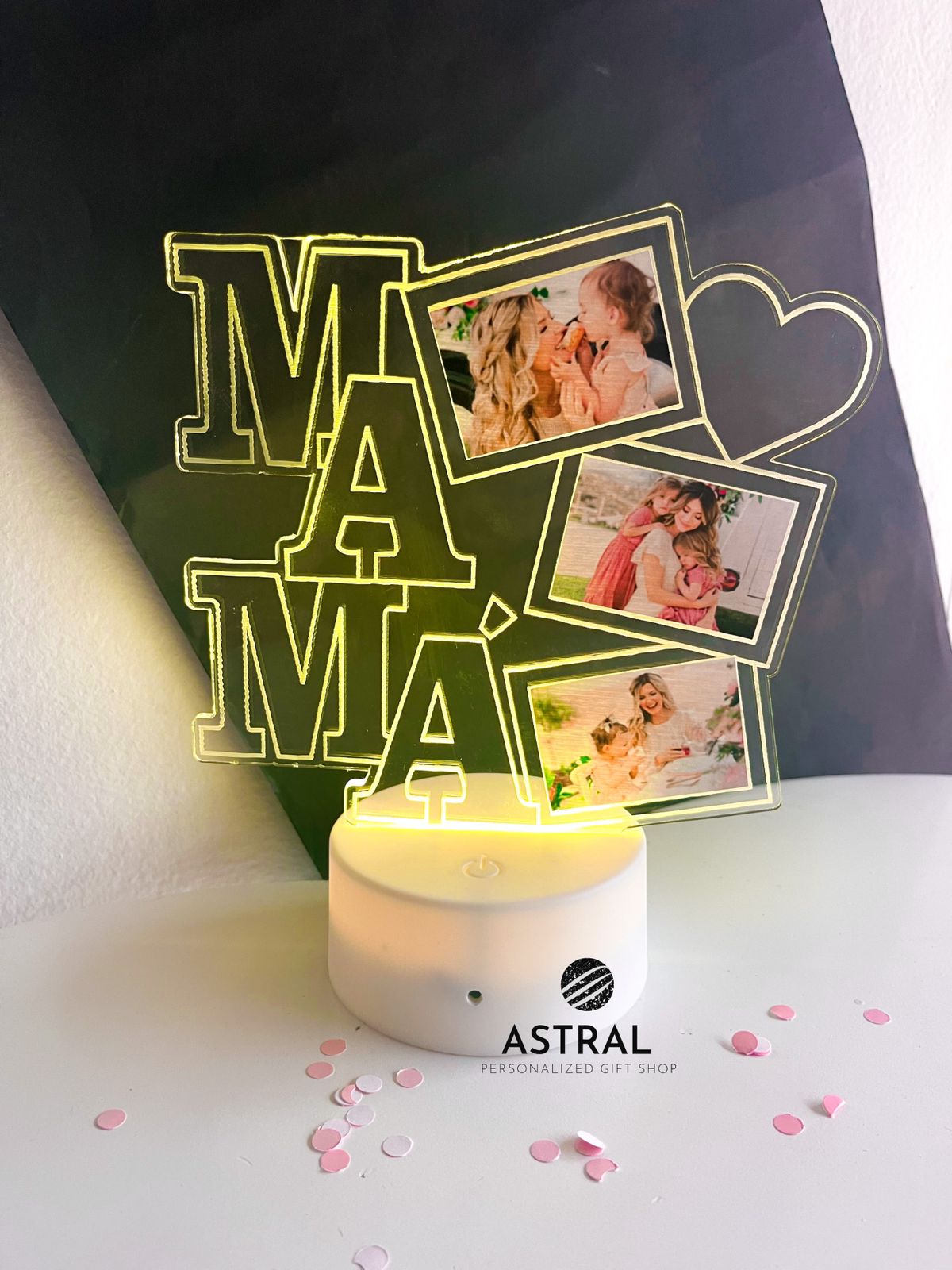 Led Lamp - Mamá