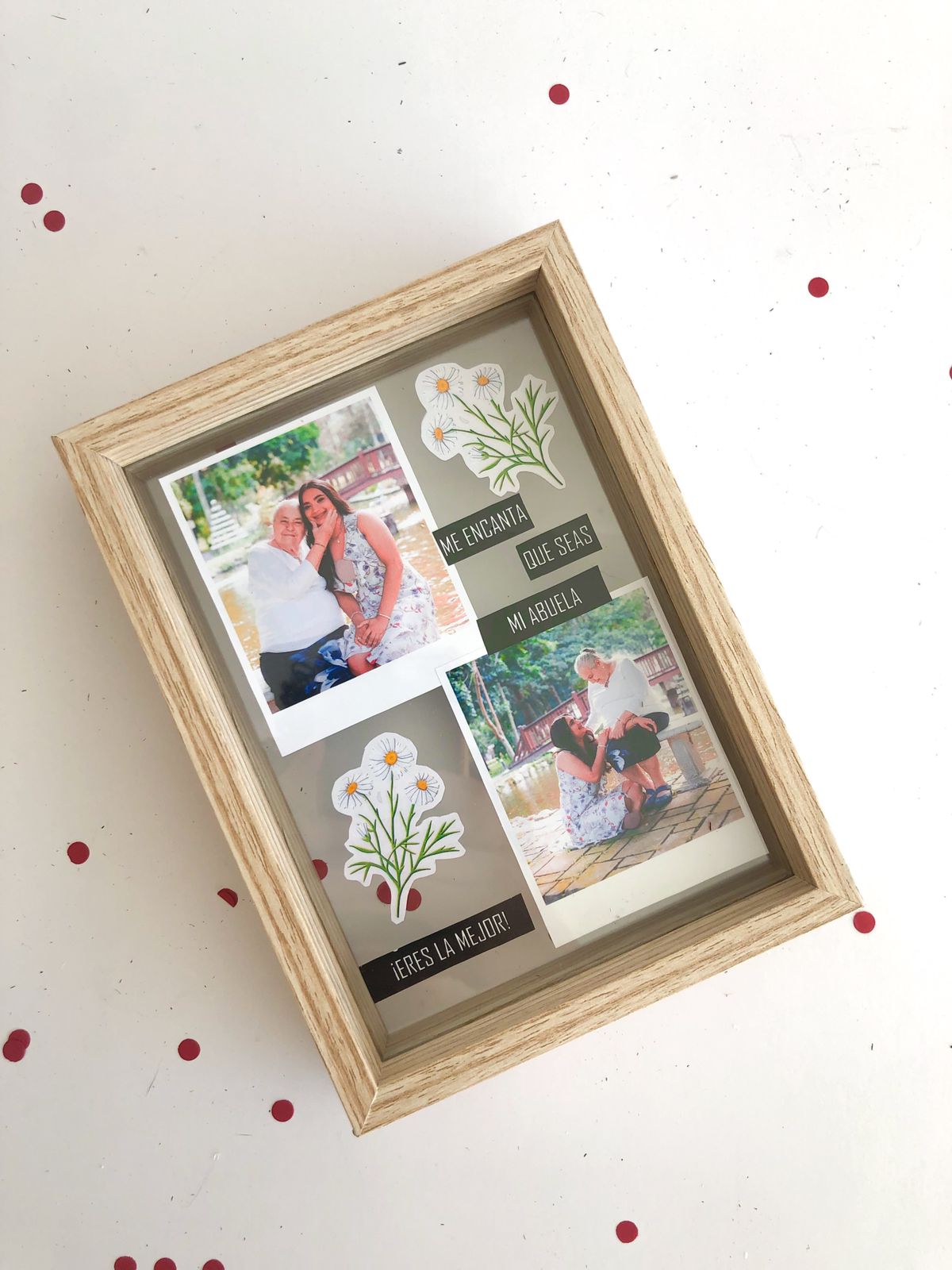 Boho Frame Polaroids Mamá