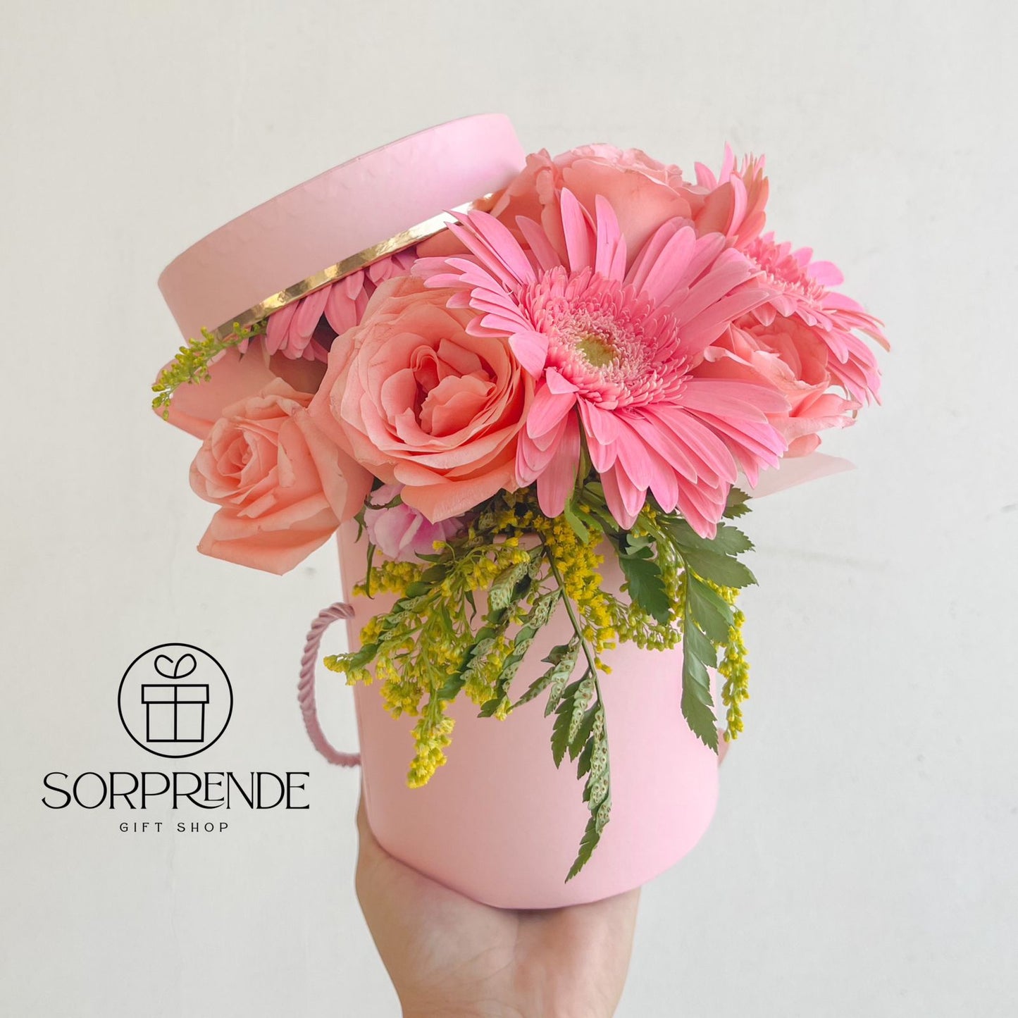 Gerberas + Rosas Bloom Box