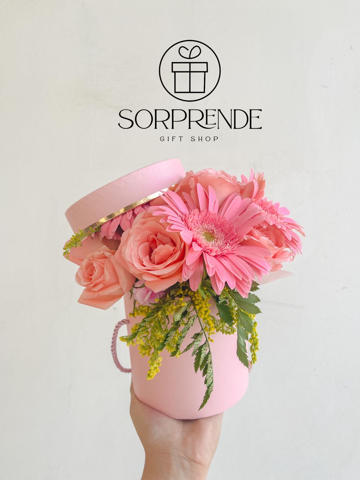 Gerberas + Rosas Bloom Box