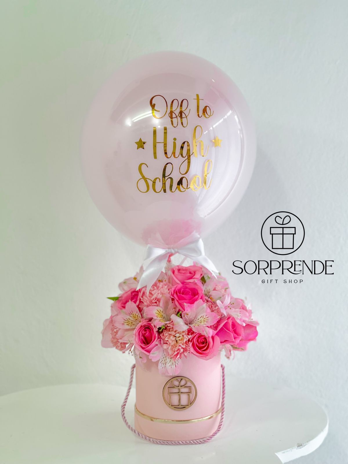 Pink Bloom Box + Balloon