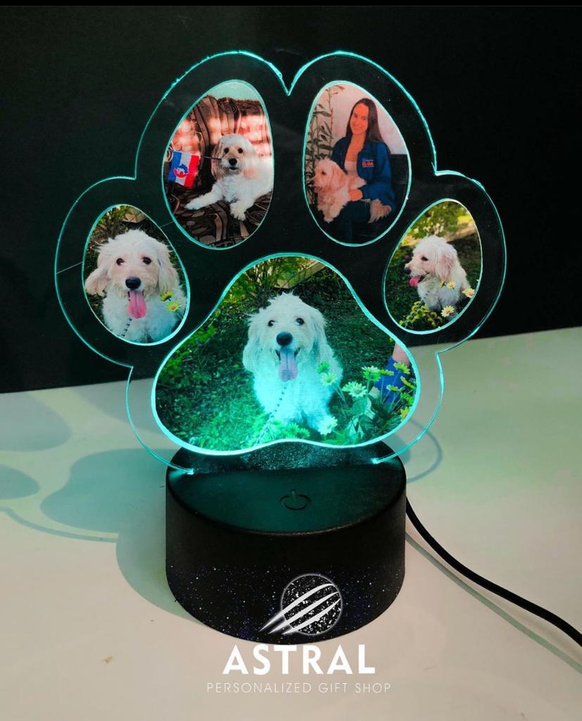 Led Lamp - Dogs Paw