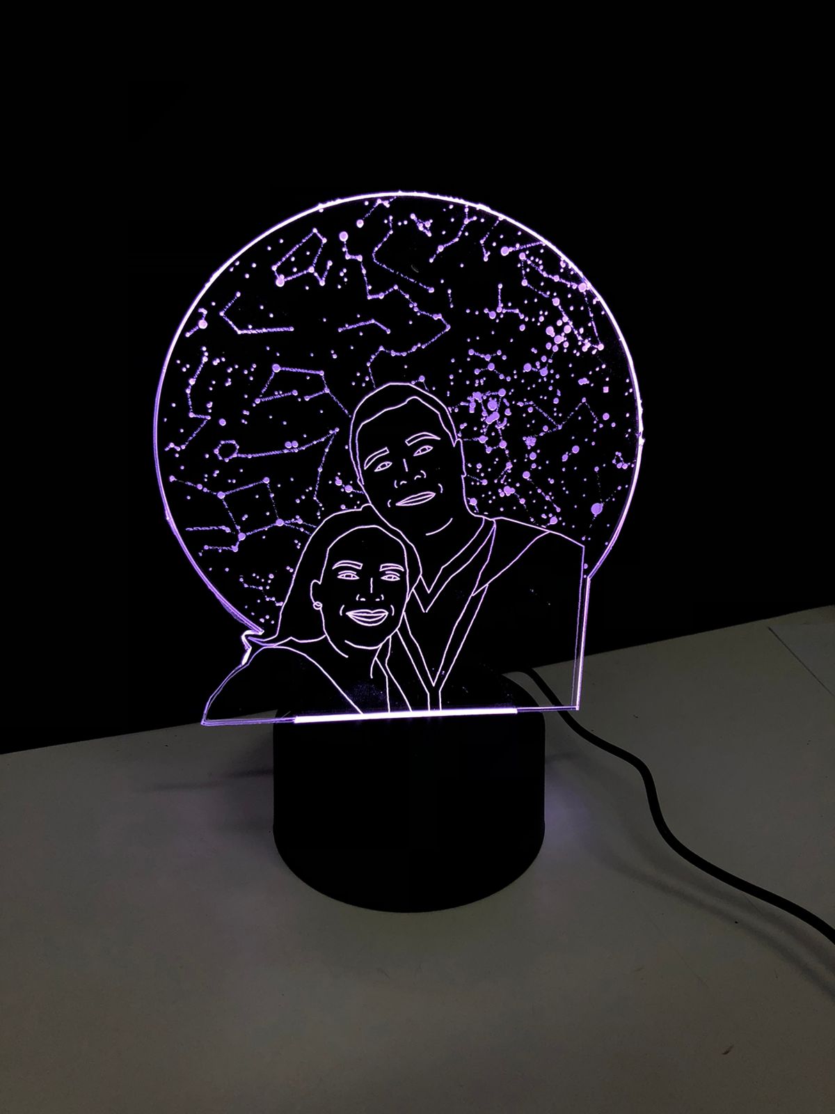 Led Lamp - Mapa Estelar