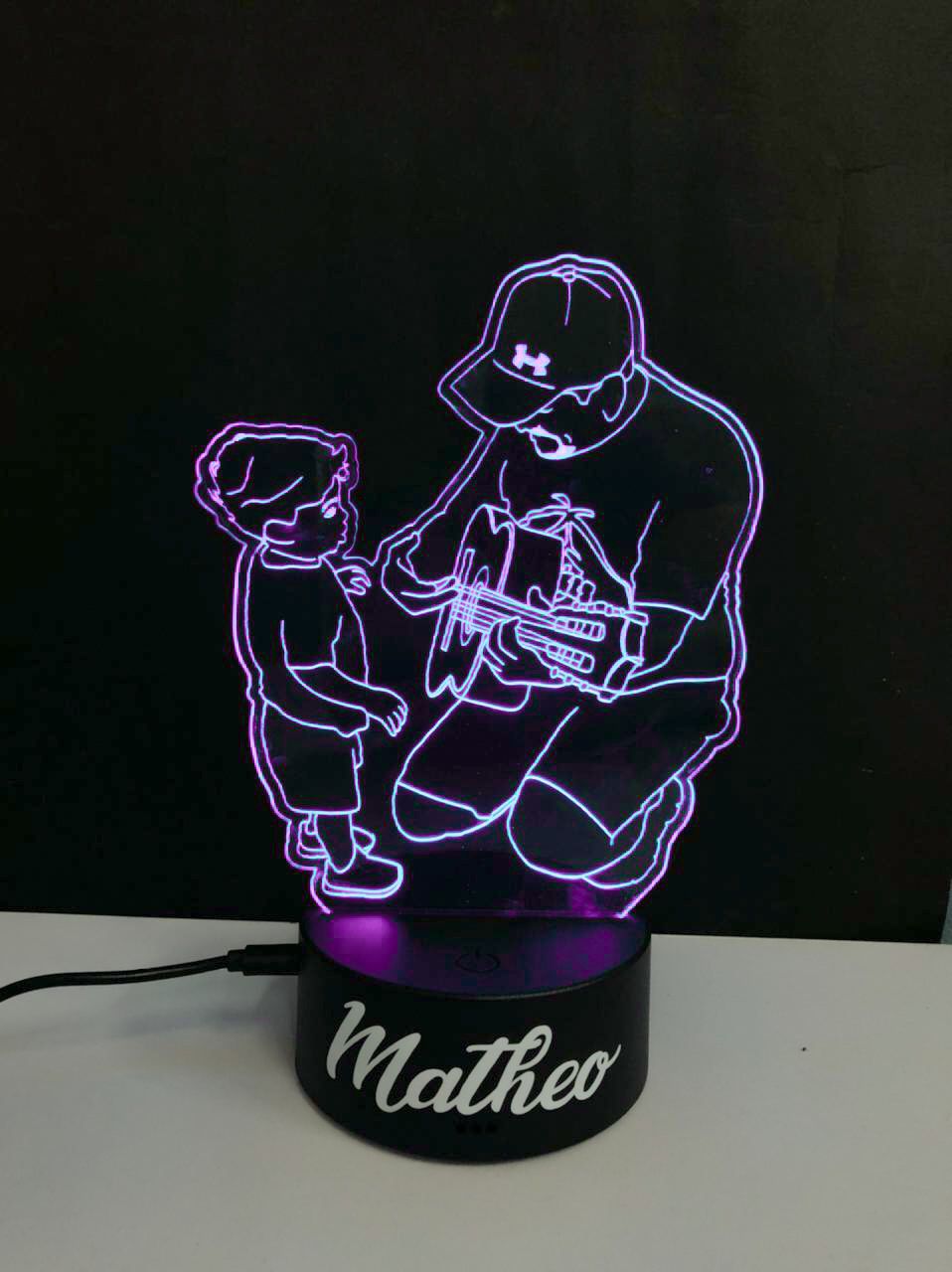Led Lamp Silueta