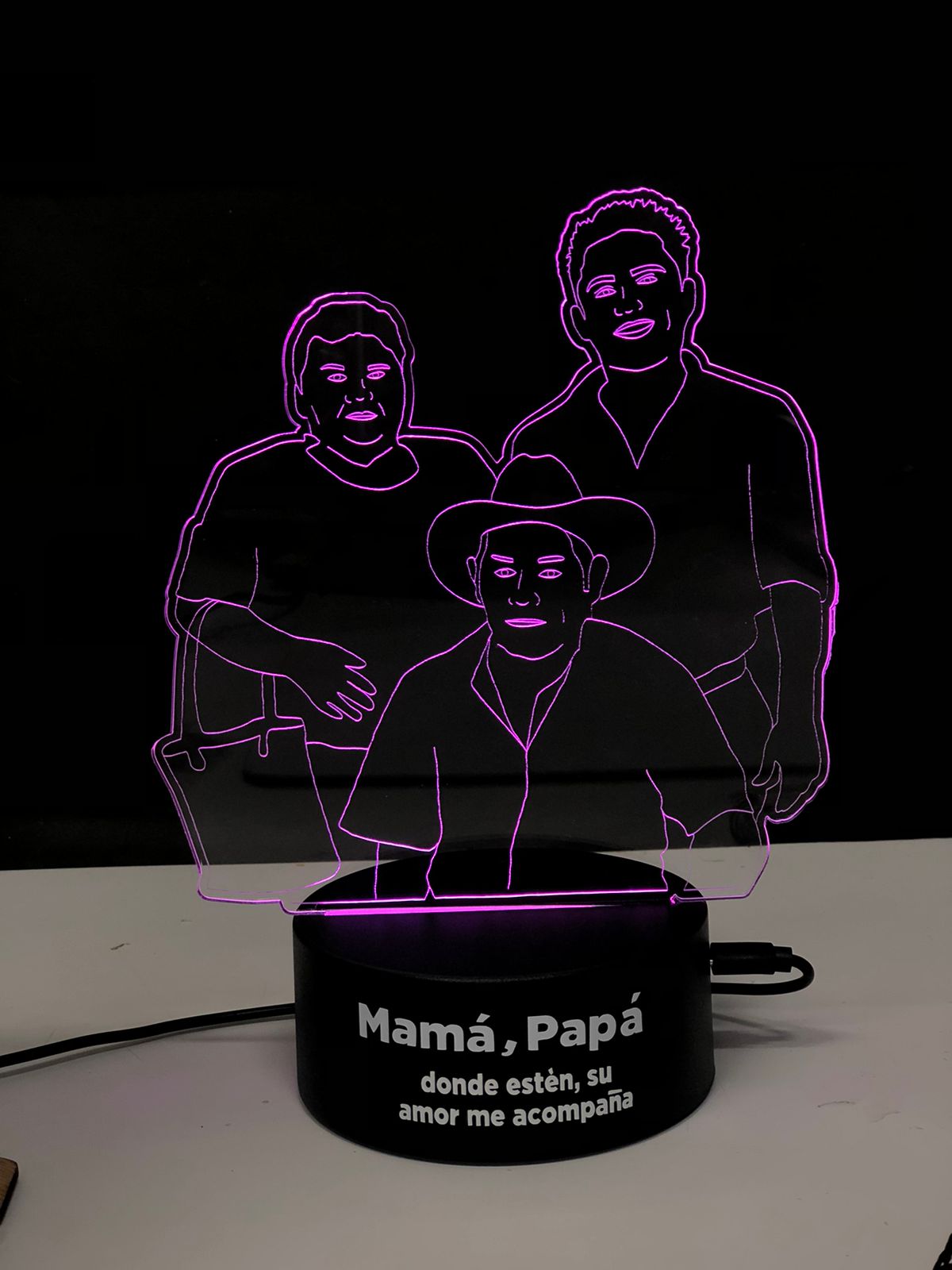 Led Lamp Silueta