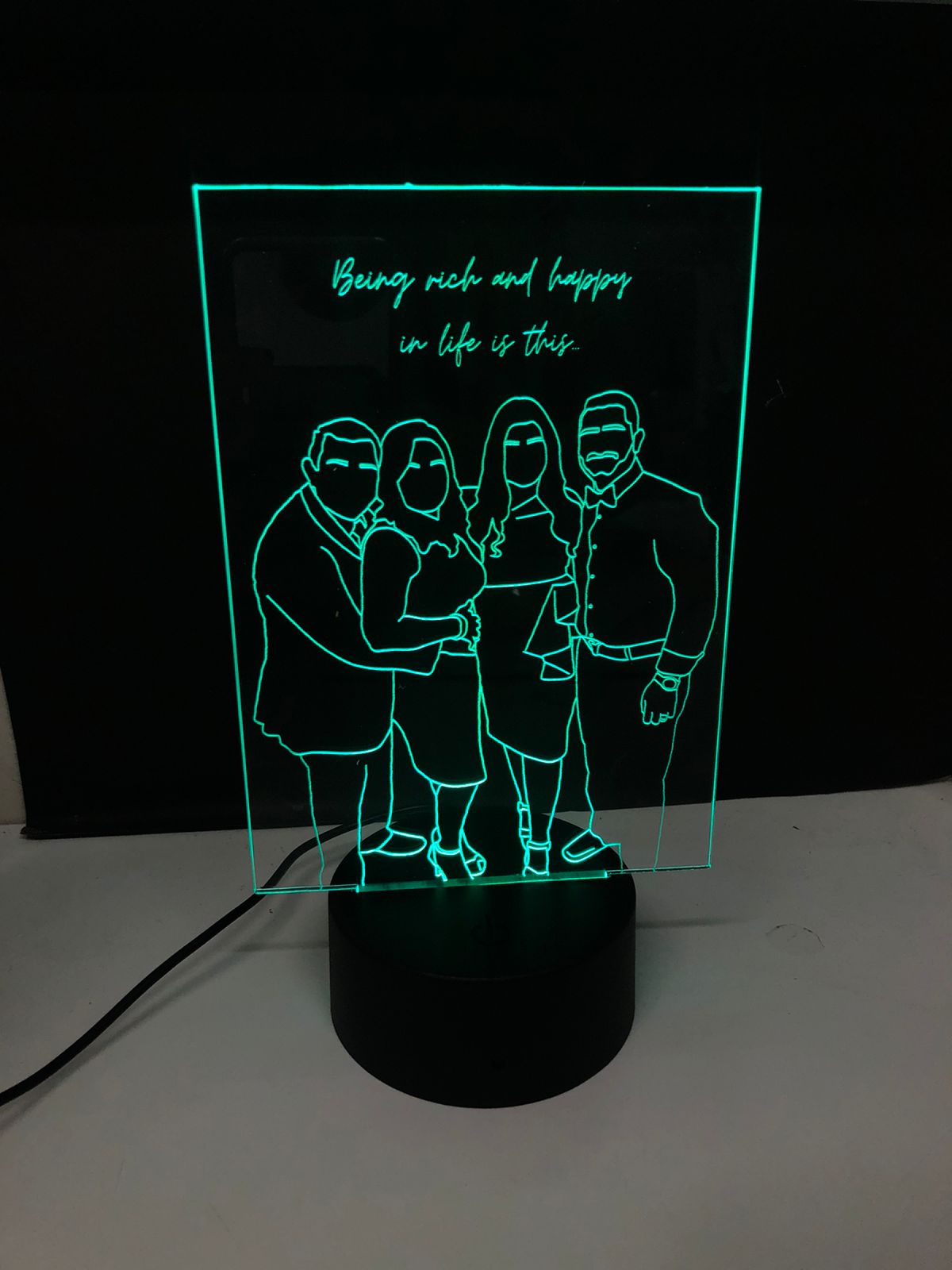 Led Lamp Silueta