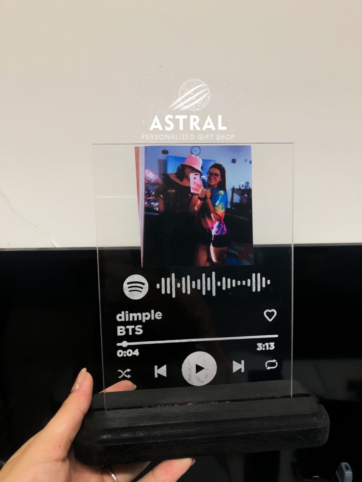 Placa de Spotify