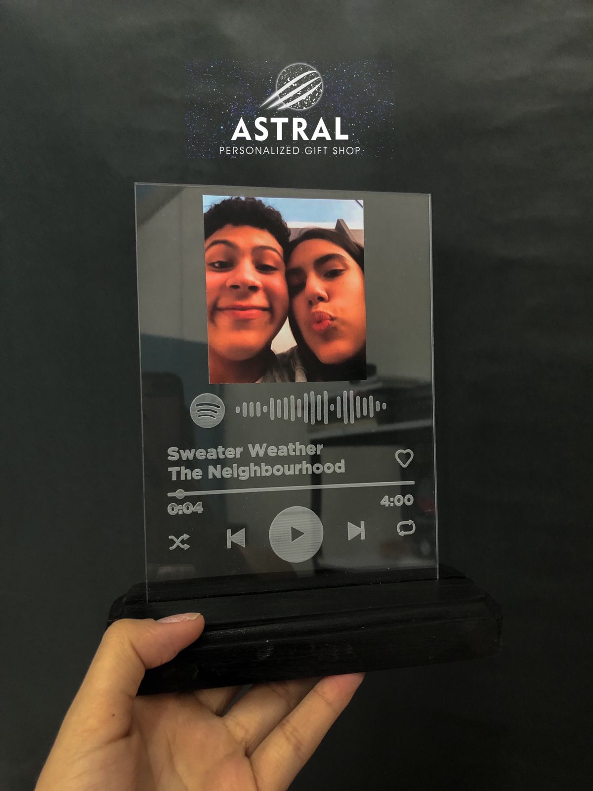 Placa de Spotify