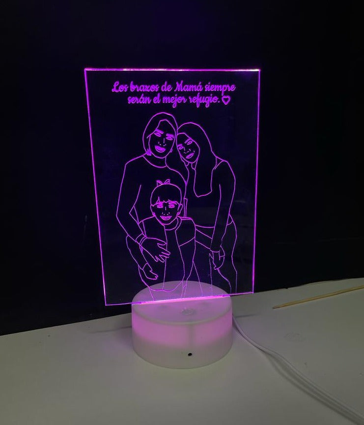 Led Lamp para Mamá