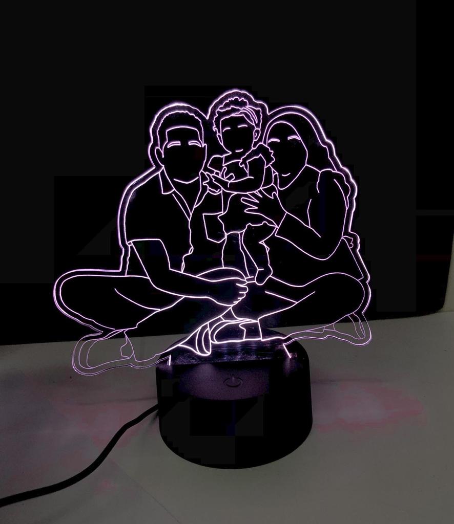 Led Lamp para Mamá