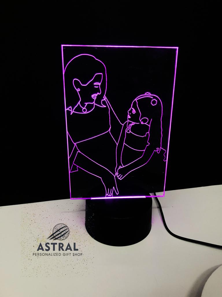 Led Lamp para Mamá