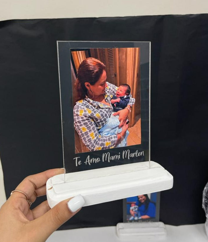 Placa con Foto y Texto