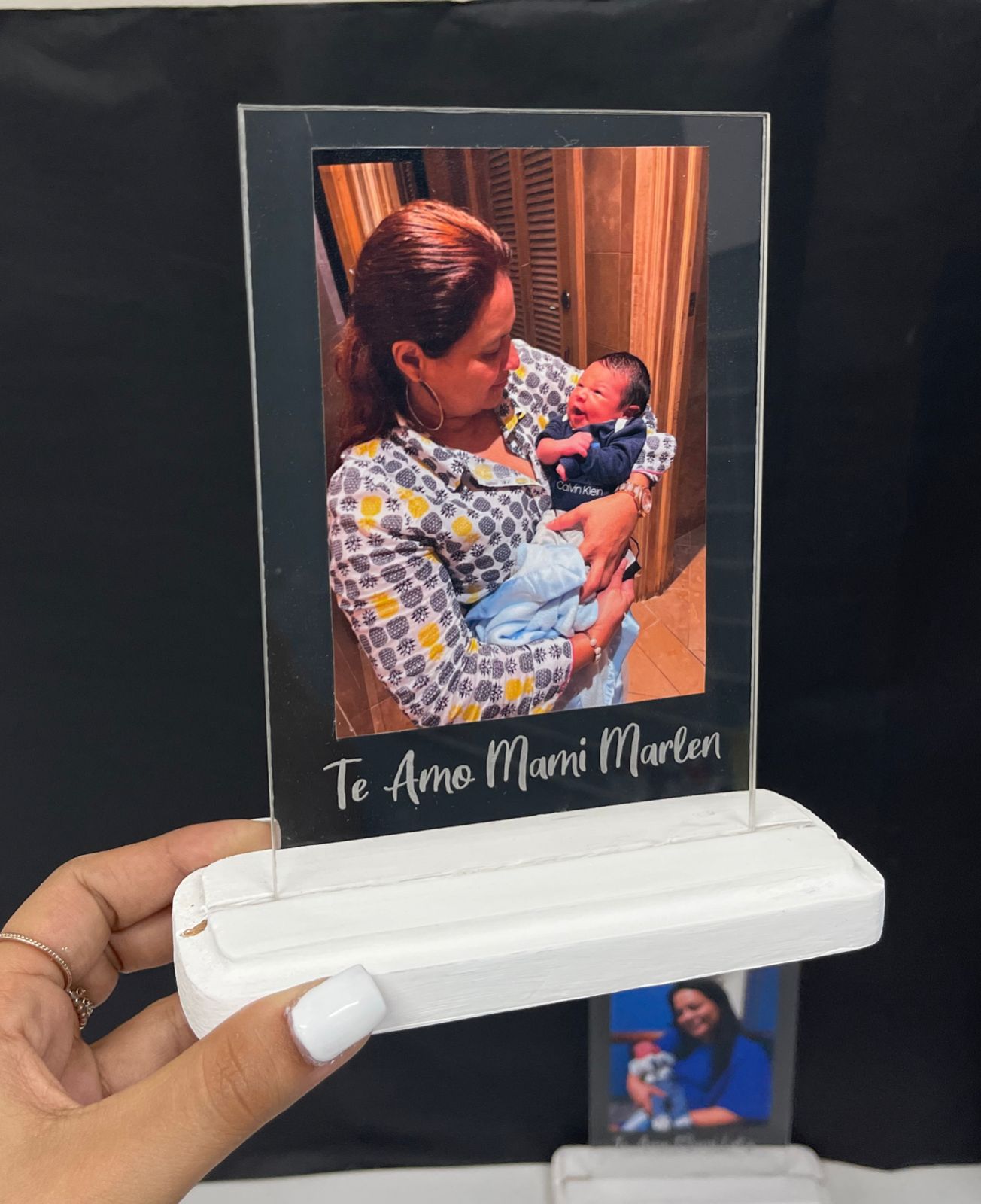 Placa con Foto y Texto