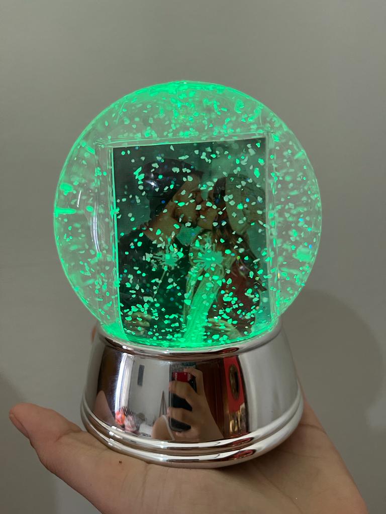 Snowglobe Led Lamp - Plateada