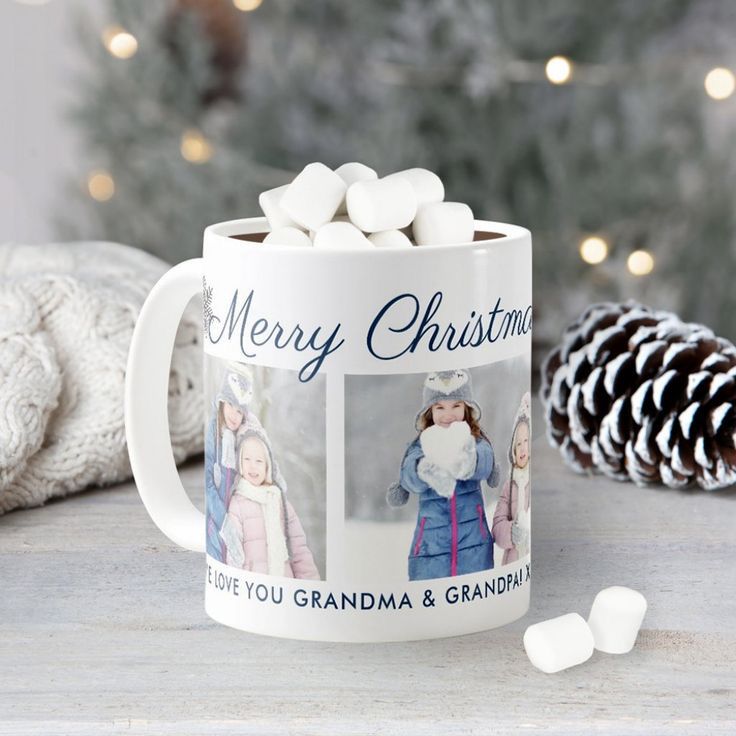 Tazas Navideñas Personalizadas