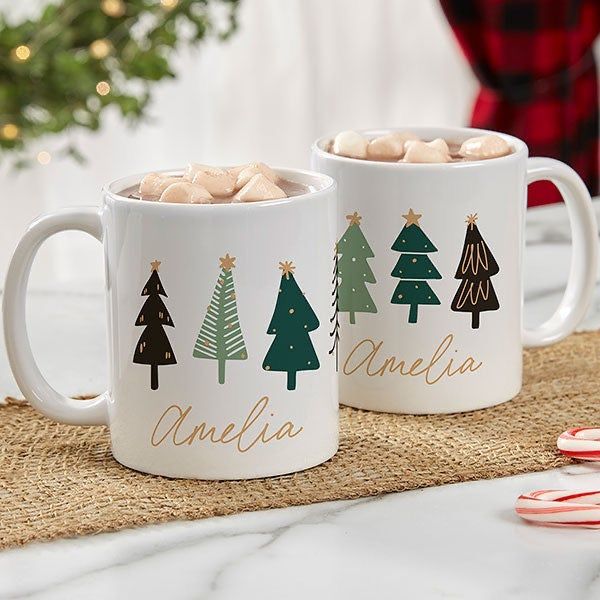 Tazas Navideñas Personalizadas