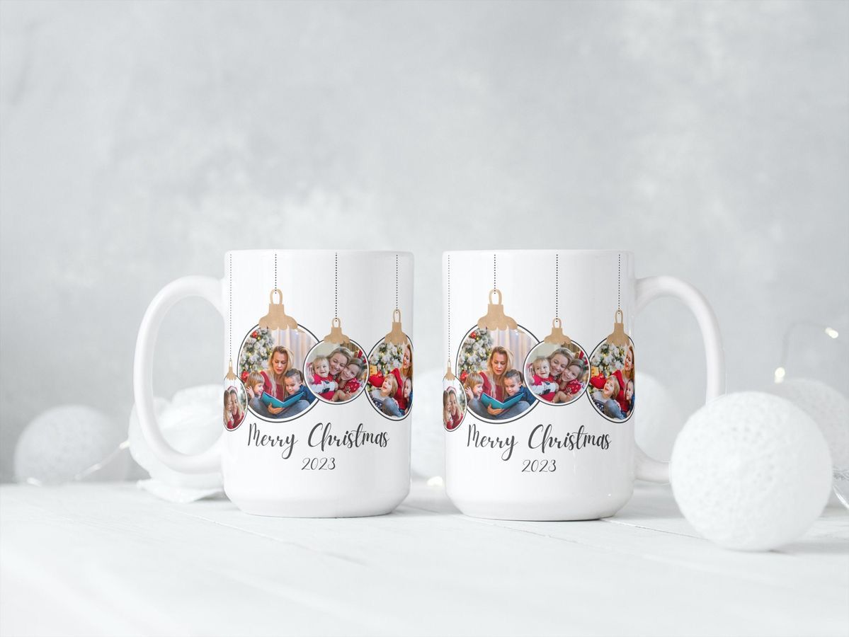 Tazas Navideñas Personalizadas