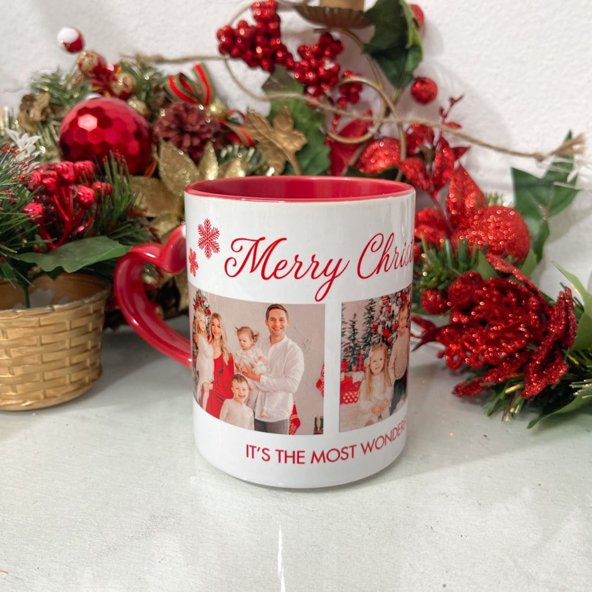 Tazas Navideñas Personalizadas