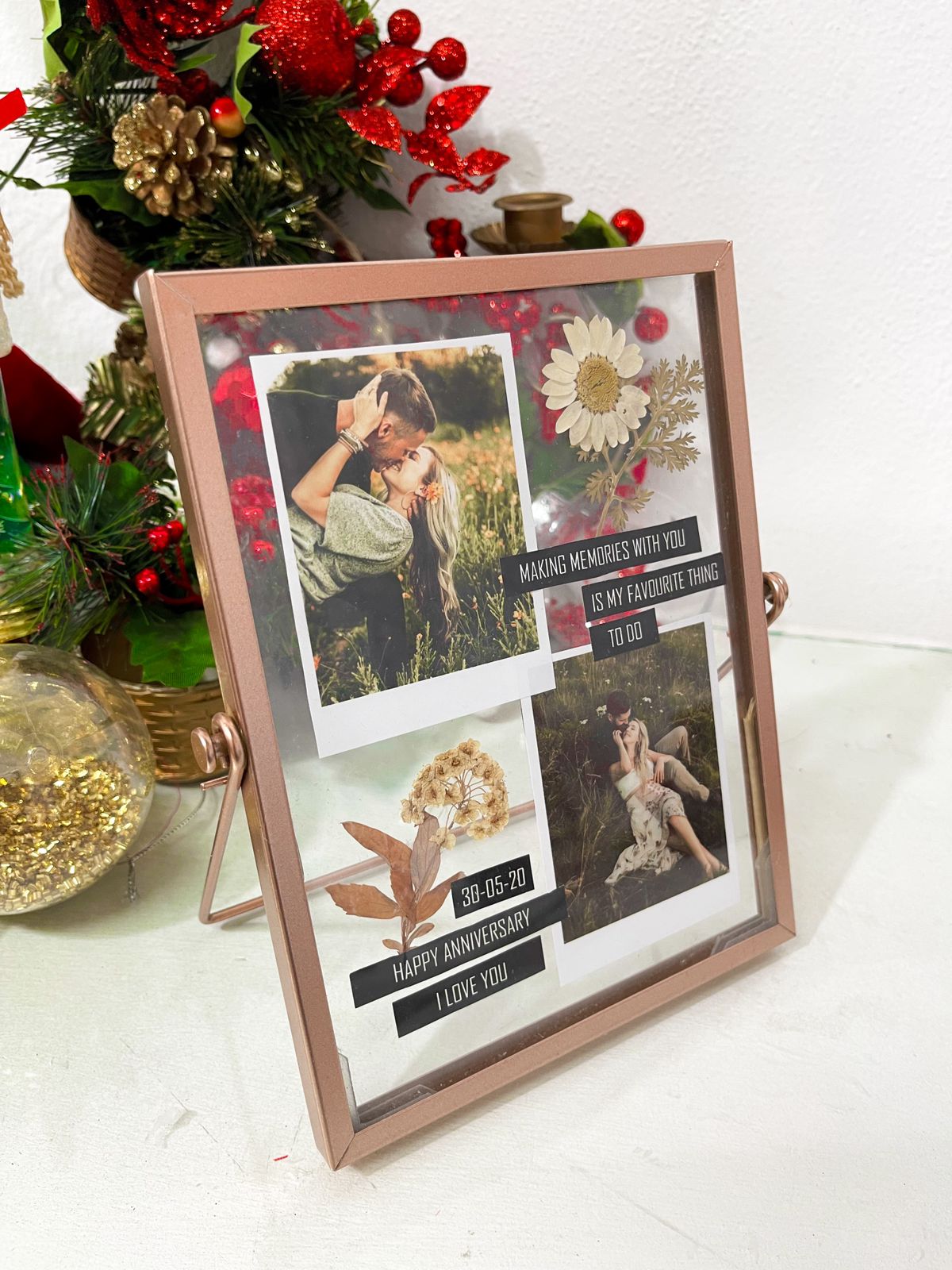 Flower Frame - Navidad