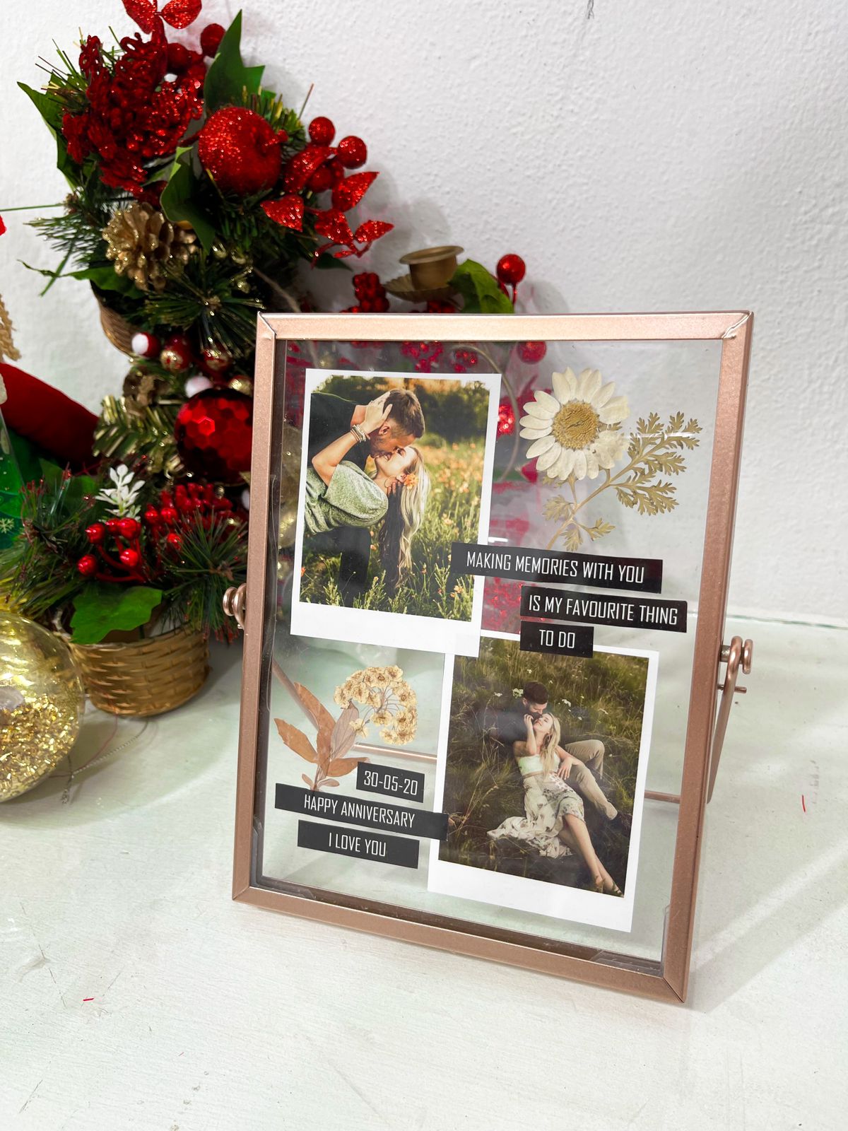 Flower Frame - Navidad