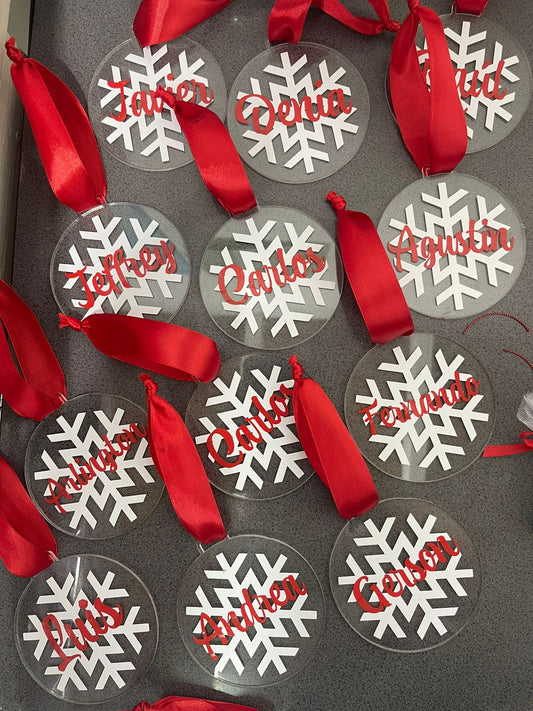 Ornamento Acrilico Personalizado